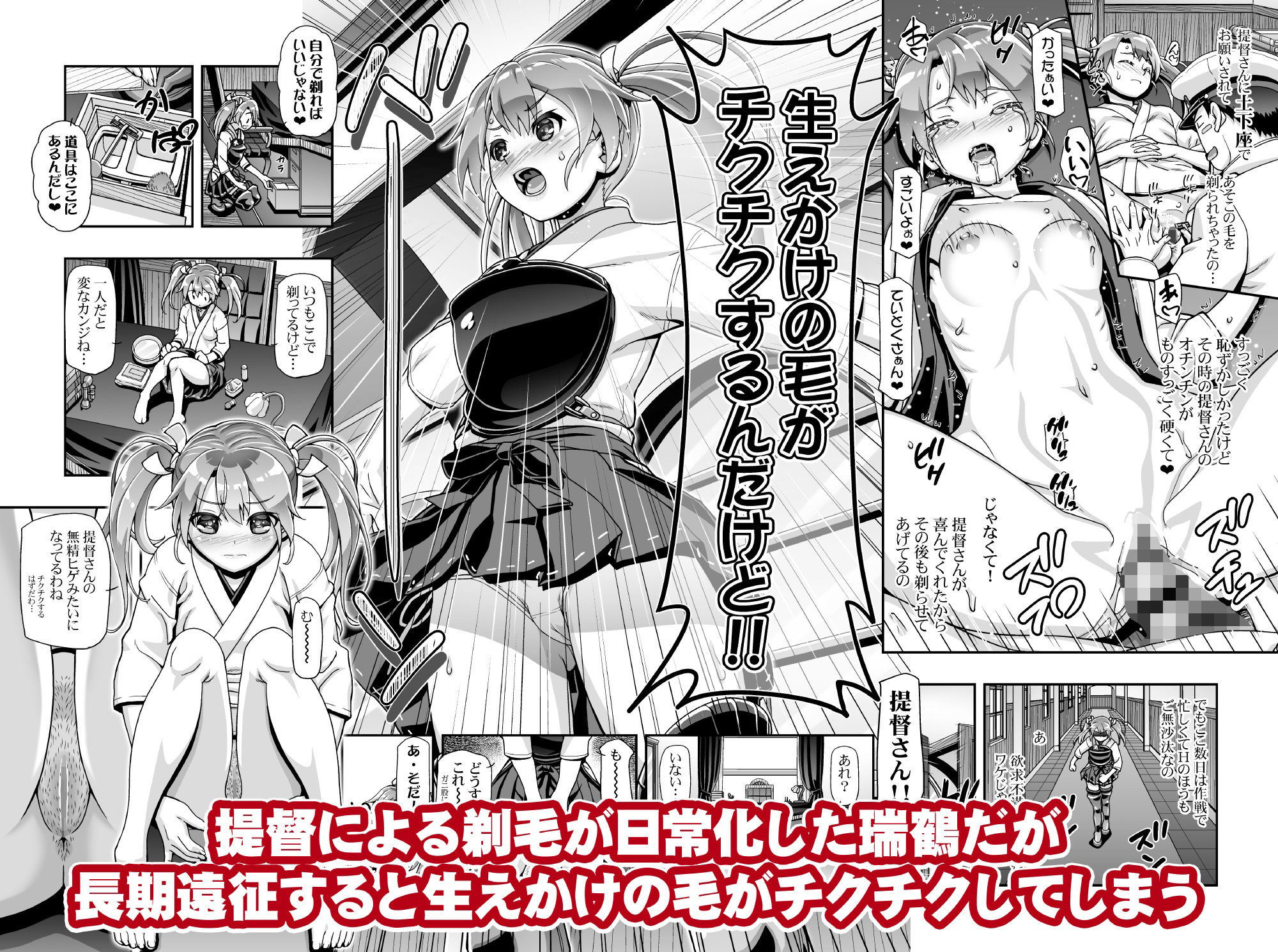 サンプル画像1:剃毛艦隊 提督さん！チクチクするんだけど！！(ギャンブラー倶楽部) [d_346755]