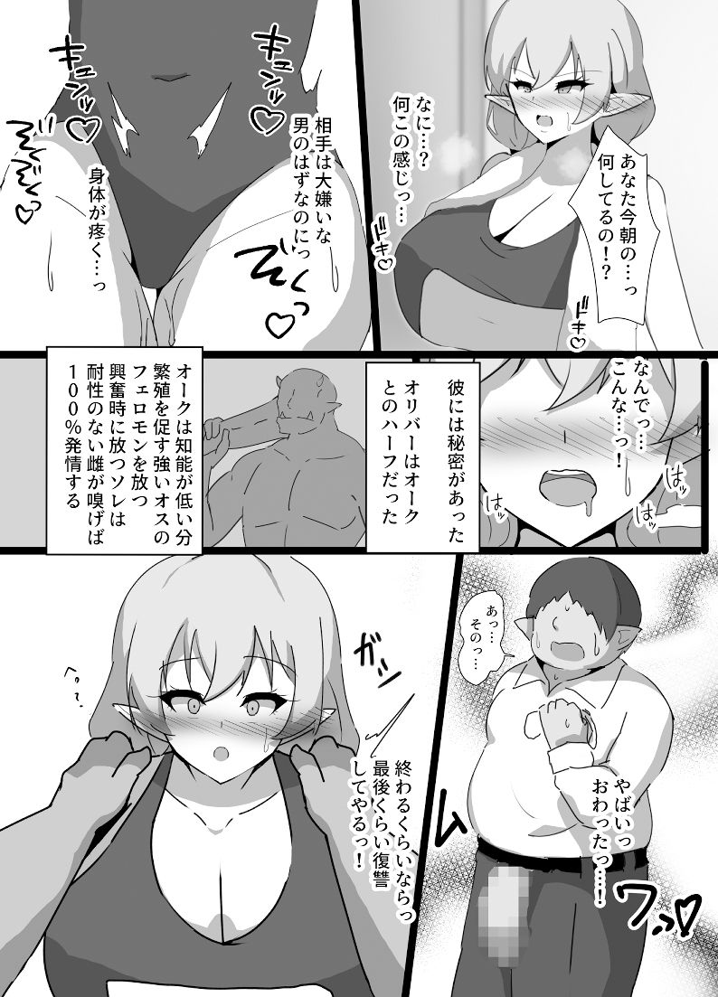 サンプル画像5:高潔エルフメス堕ち(ココナッツみるく) [d_347020]