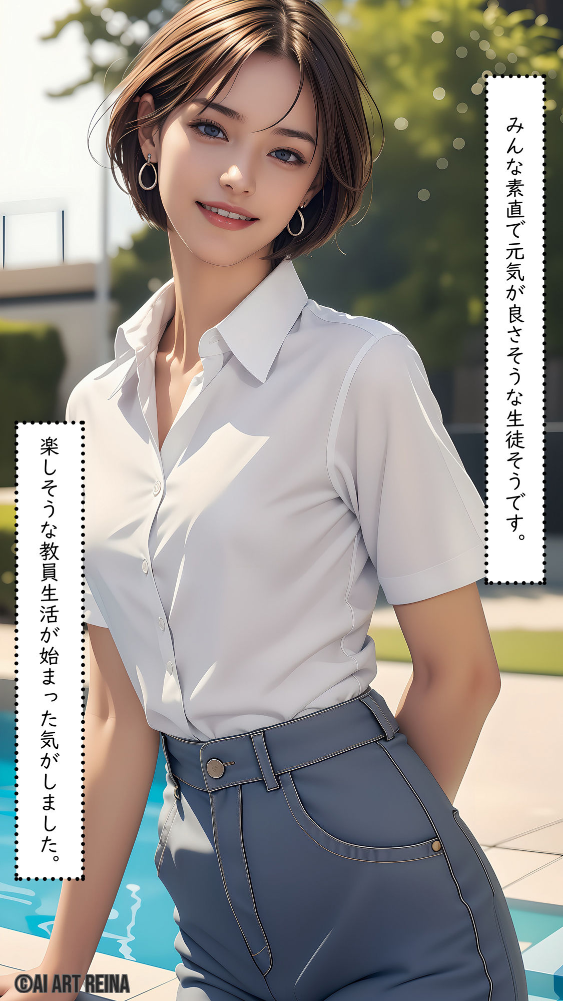 サンプル画像2:寝取られ美人教師＜香澄＞No.01〜07(AI＆ART Reina) [d_347067]