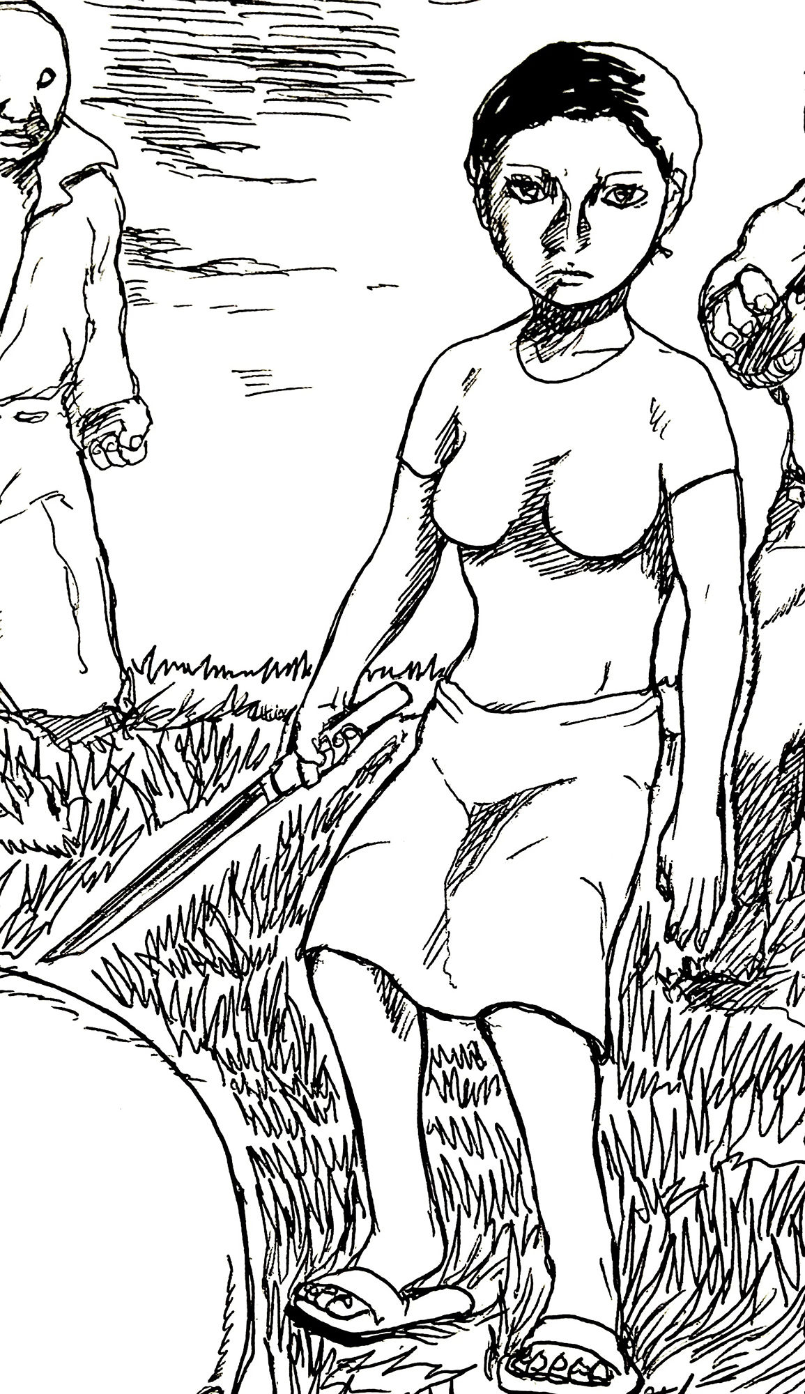 サンプル画像4:覚悟の女性(N-zumi-ha) [d_347690]