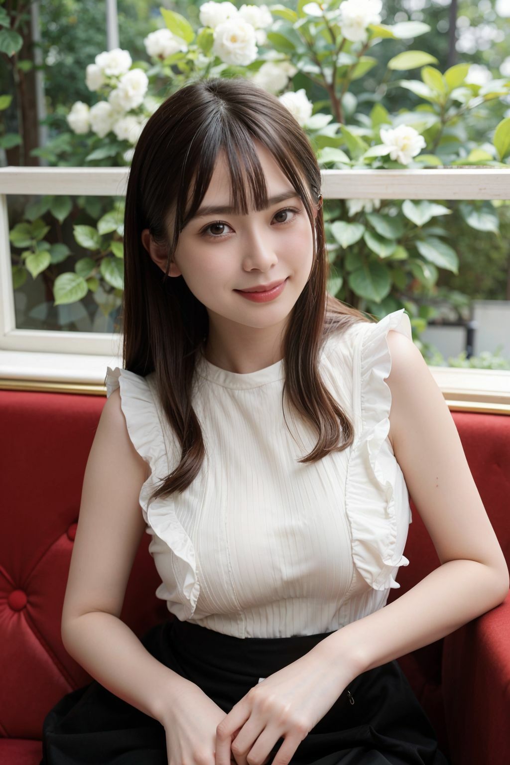 サンプル画像1:磯山梓:AI生成美女写真13(ゆるふわAI) [d_348587]