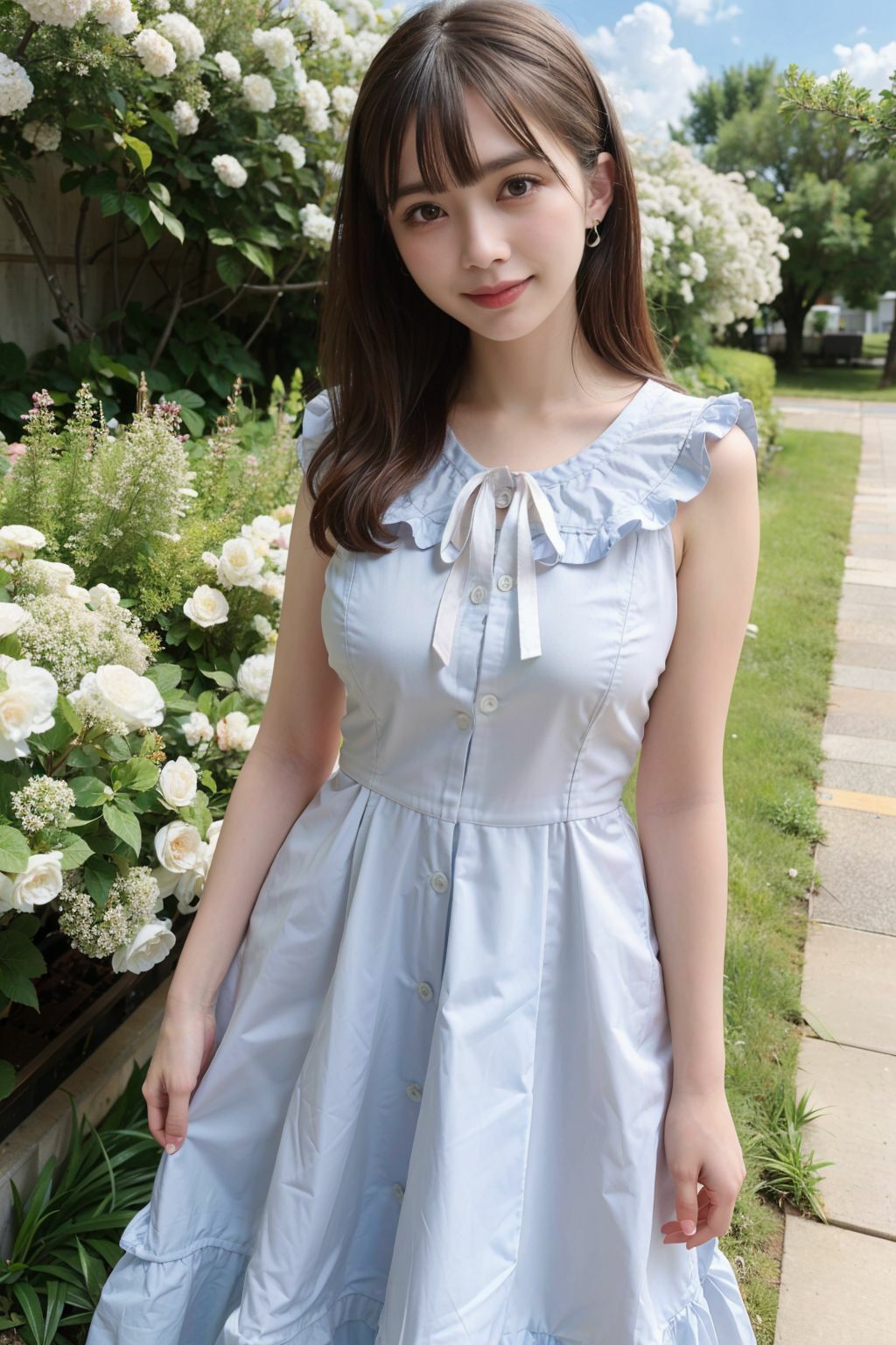 サンプル画像2:磯山梓:AI生成美女写真13(ゆるふわAI) [d_348587]