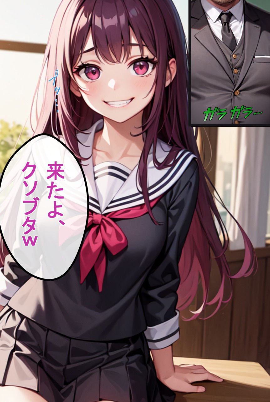 サンプル画像3:巨乳ギャルJKの教え子を角オナ画像で脅してSEXしてやった(部活女子) [d_348608]