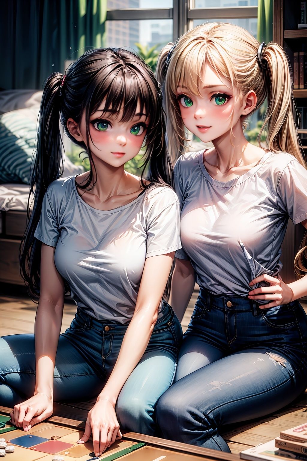 サンプル画像2:破廉恥 ジーンズ娘(ピクセル詩人) [d_348997]