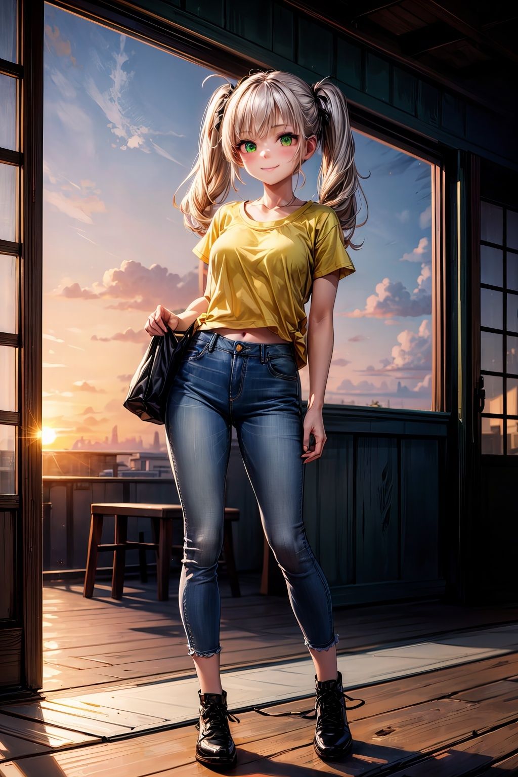 サンプル画像3:破廉恥 ジーンズ娘(ピクセル詩人) [d_348997]