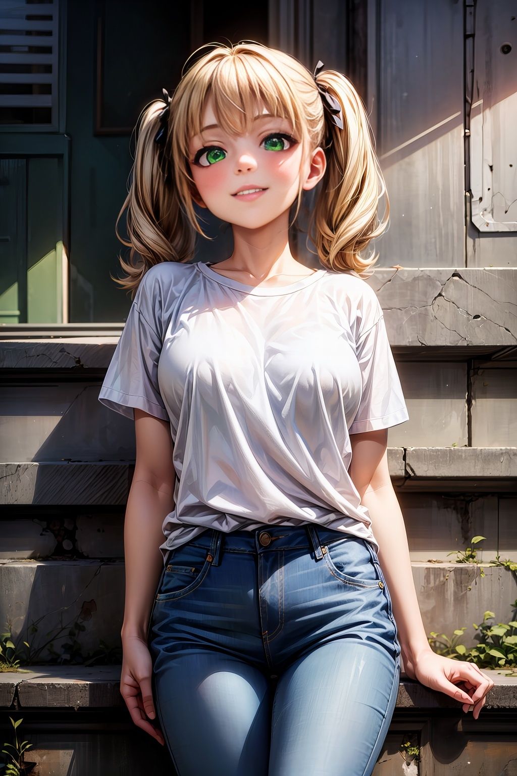 サンプル画像4:破廉恥 ジーンズ娘(ピクセル詩人) [d_348997]