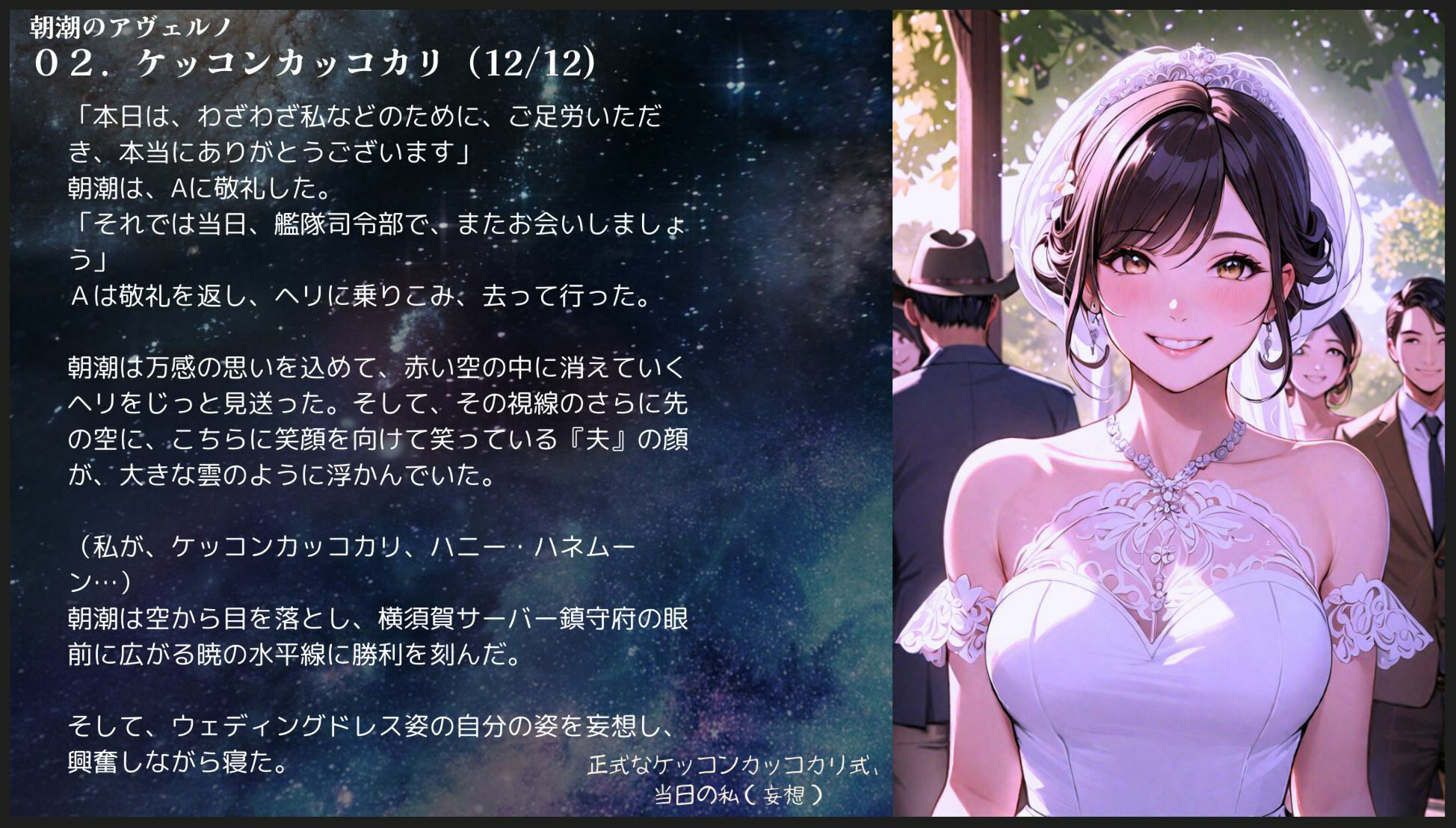 サンプル画像4:【昭和的官能小説】朝潮のアヴェルノ【異世界×艦〇れ】(宗教団体真メグデス) [d_349316]