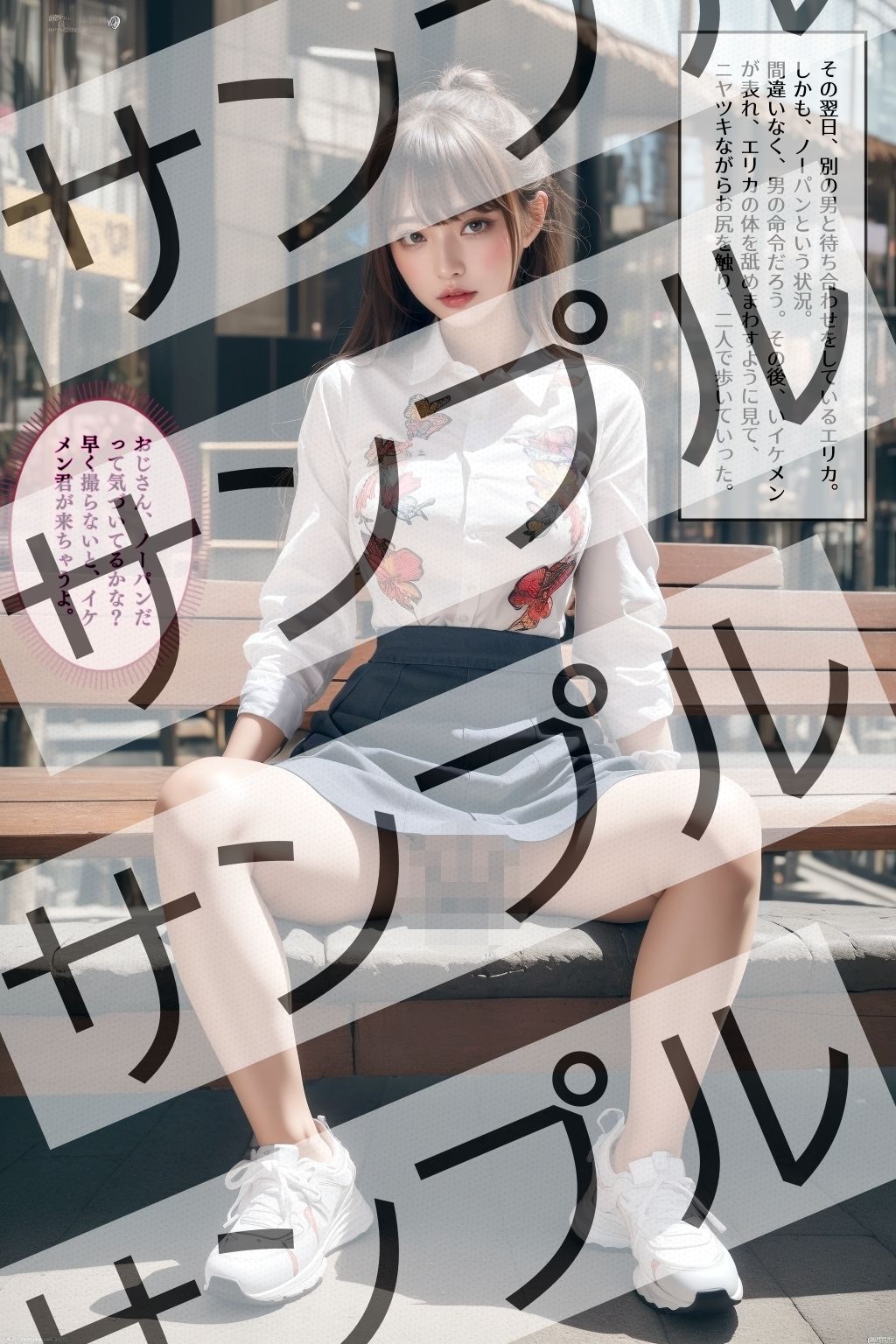 サンプル画像4:盗撮犯〜危険なOLエリカ vol.1からのスピンオフ〜(あらぶるま18＋) [d_350692]