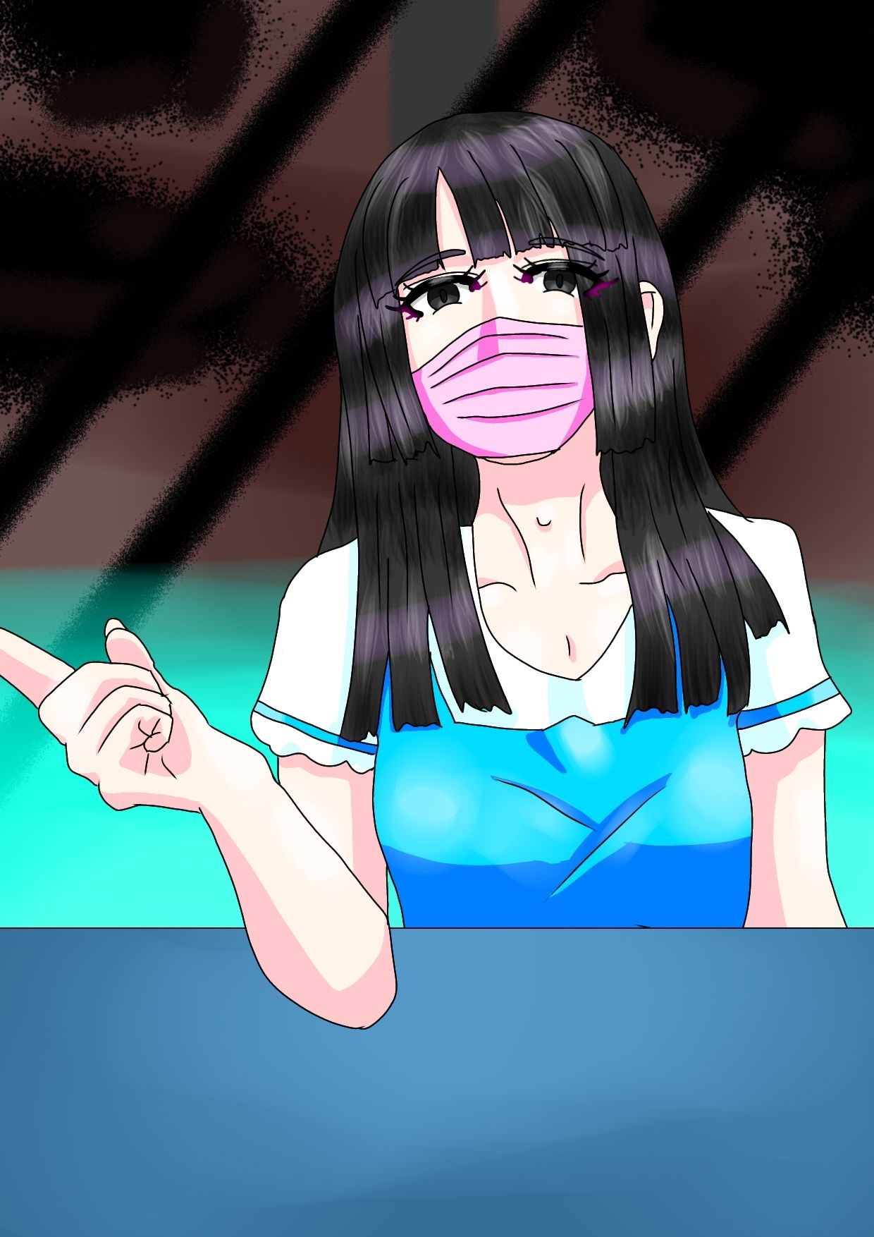 サンプル画像6:ファミレス4人時間停止姦(ファンタジスタ入れ歯) [d_350728]