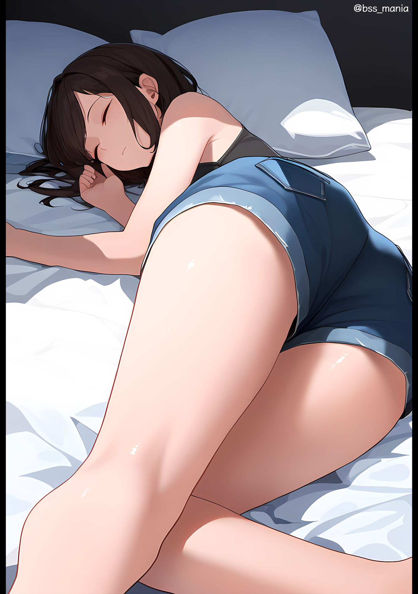 サンプル画像3:寝てるセフレのケツ 僕が先に好きだったあの子が…(くやシコ（悔しいけどシコシコ）) [d_350935]