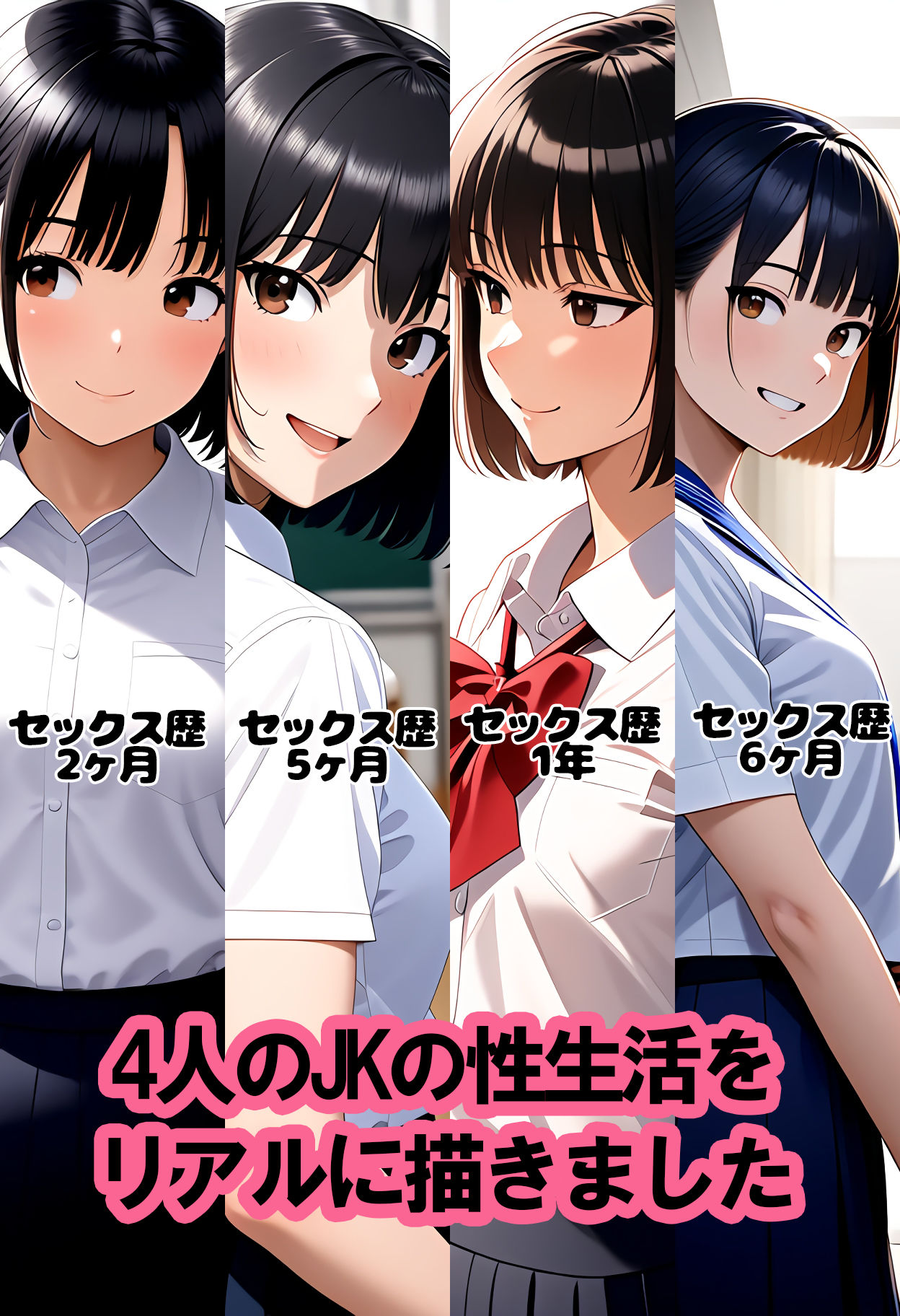 サンプル画像3:クラスのJKも男の前では股を開いてメスになってる現実(kが好き。) [d_351013]