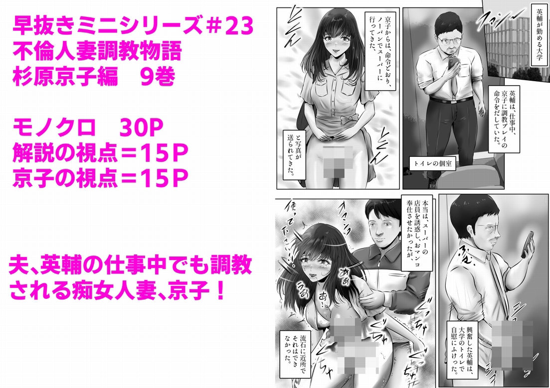 サンプル画像1:不倫人妻調教物語 杉原京子編（9）(窪リオンの部屋) [d_351685]