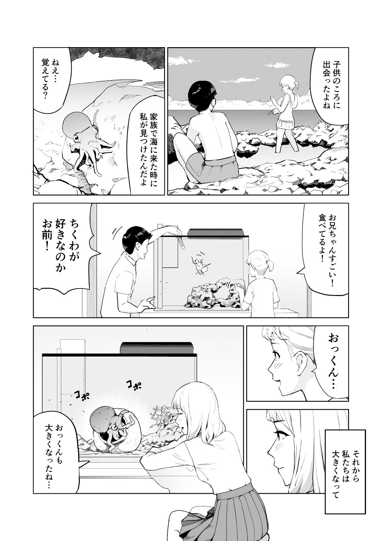 サンプル画像2:タコのおっくん。(サラダチキンA) [d_352978]