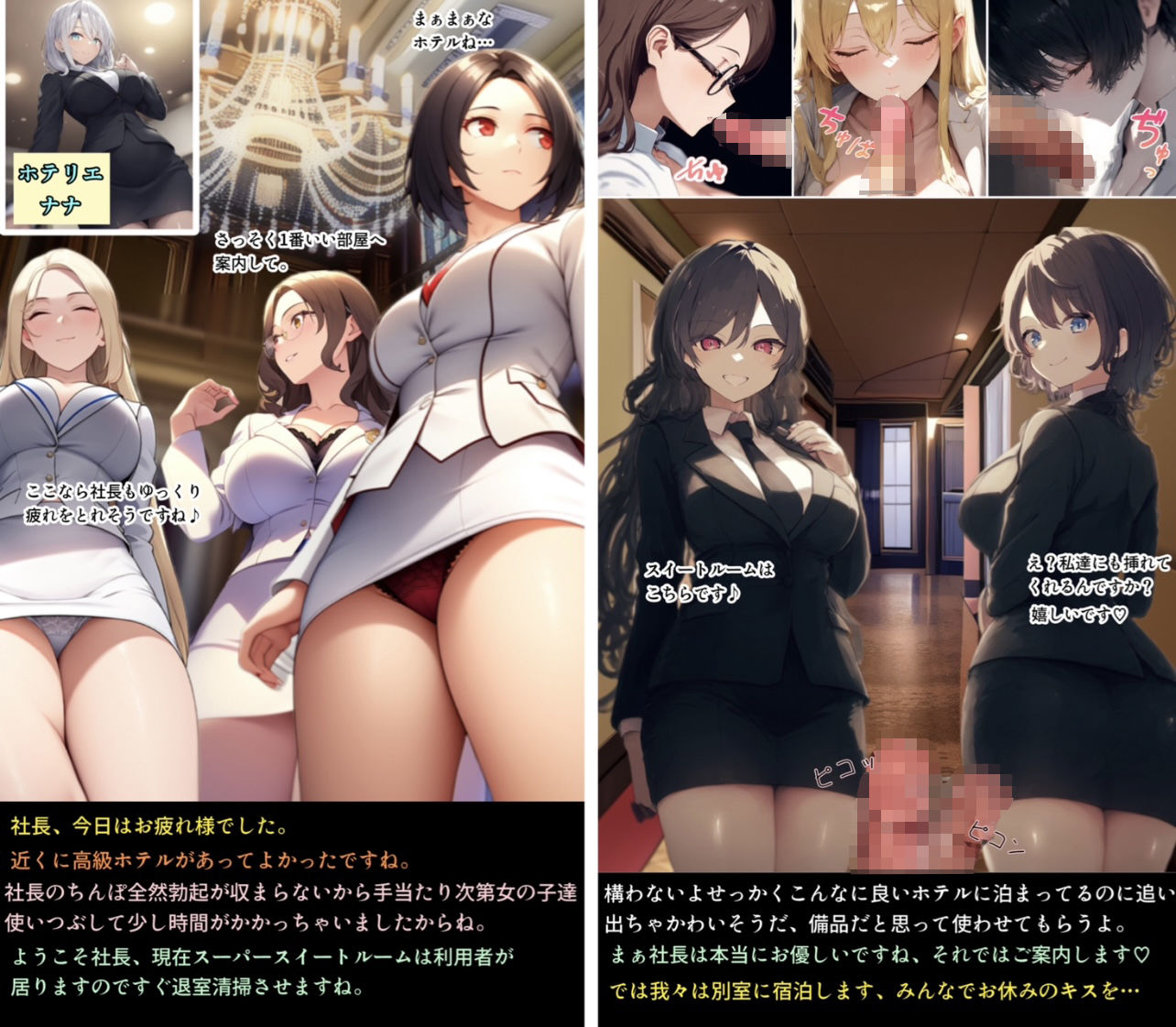 サンプル画像1:テンプレチート能力で世界を支配した男の後日談 休暇編(ぴんぴん丸) [d_353851]