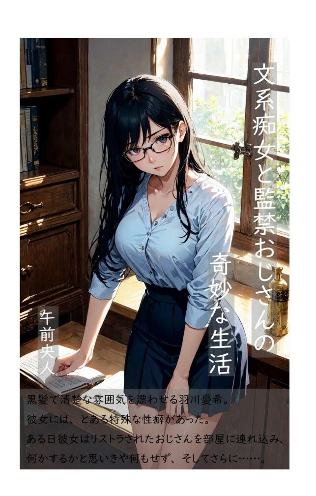 サンプル画像1:文系痴女と監禁おじさんの奇妙な生活(MorningMoon) [d_354532]
