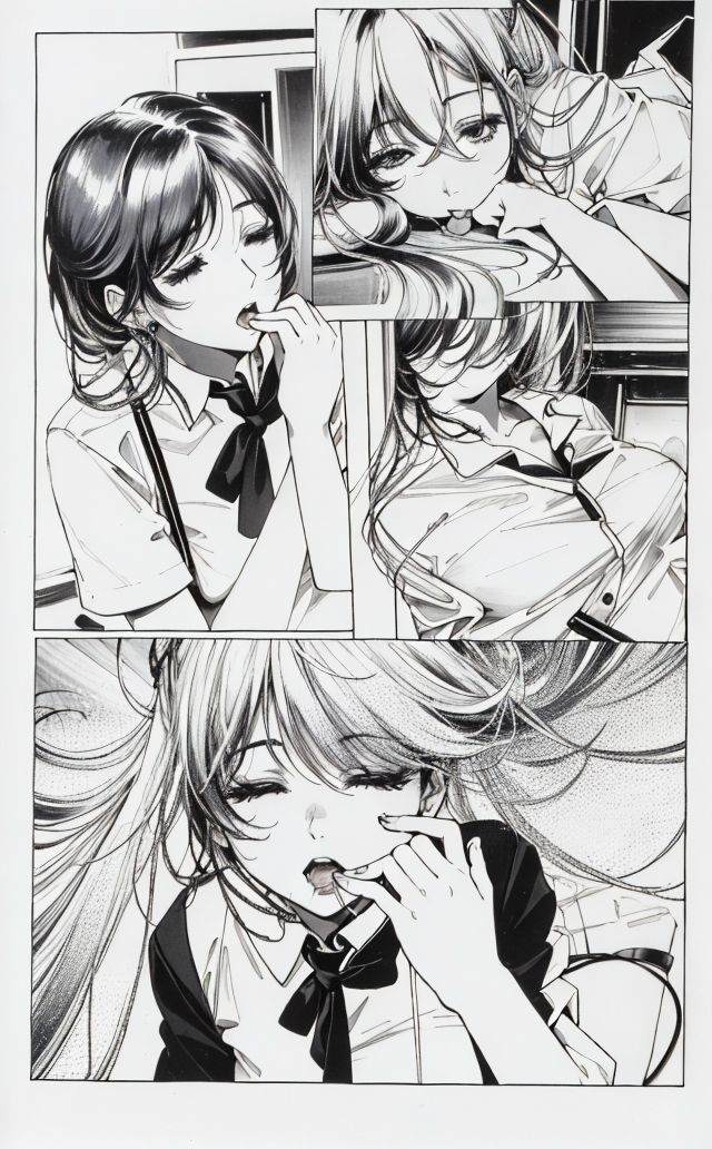 サンプル画像5:舐めたい女と咥えるおんな(想像漫画倶楽部) [d_354759]