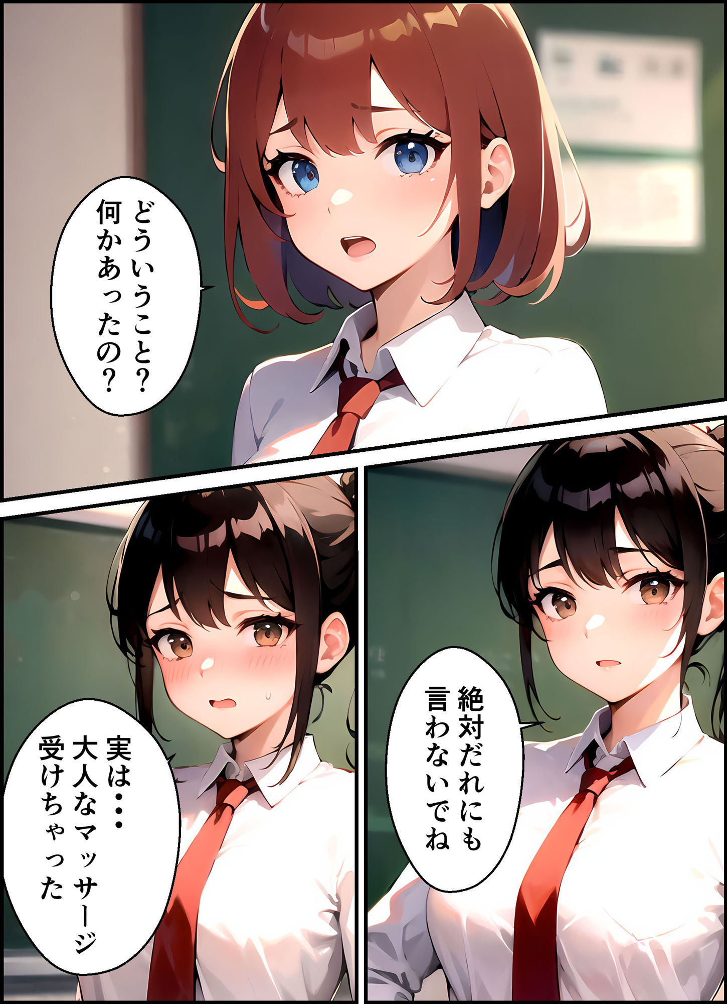 サンプル画像1:職業体験で気持ち悪いおじさんとセックスした2(陽聖館) [d_354993]