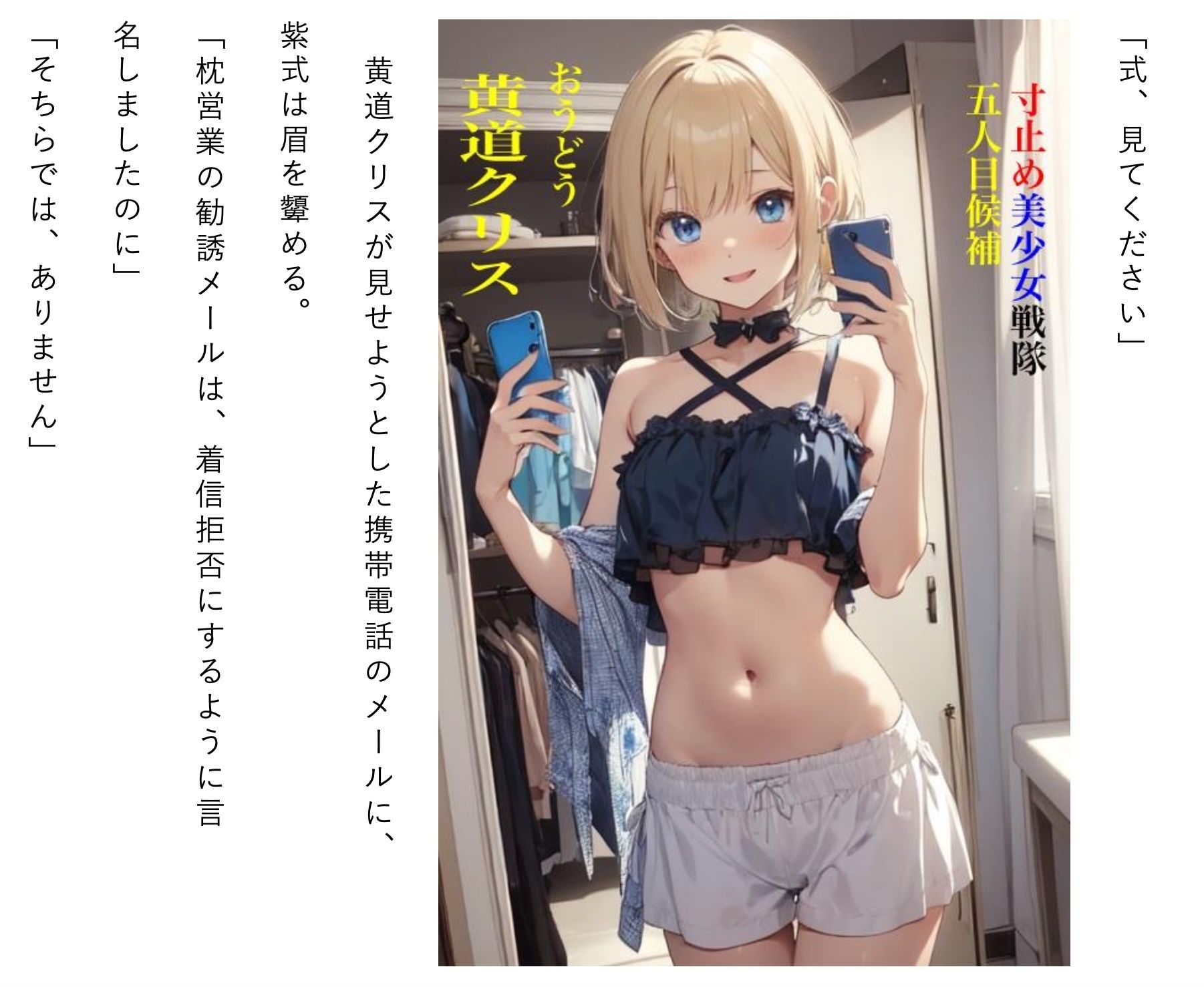 サンプル画像4:寸止め美少女戦隊プリティスキン 第一部 下巻(九情承太郎商店) [d_355011]