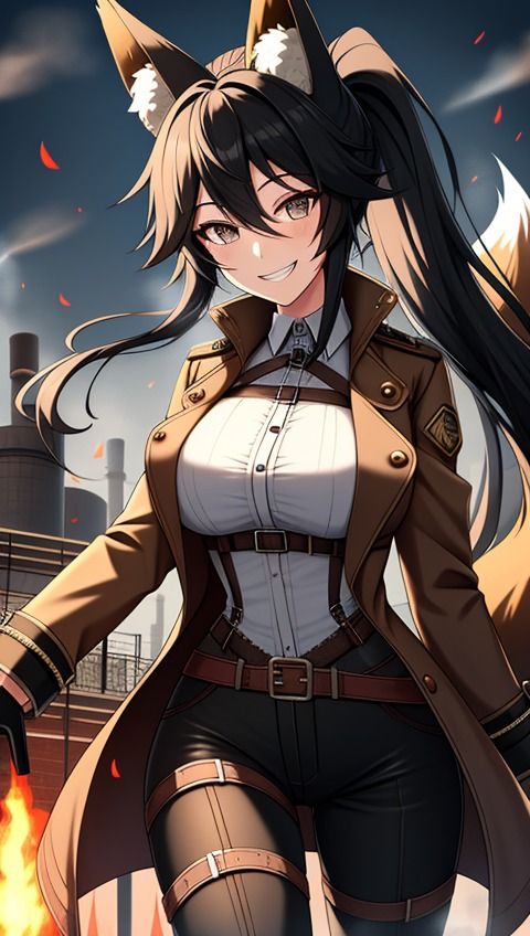 サンプル画像3:炎の狐のコスプレ・クイーン(ビジョンクラフターズ) [d_355287]