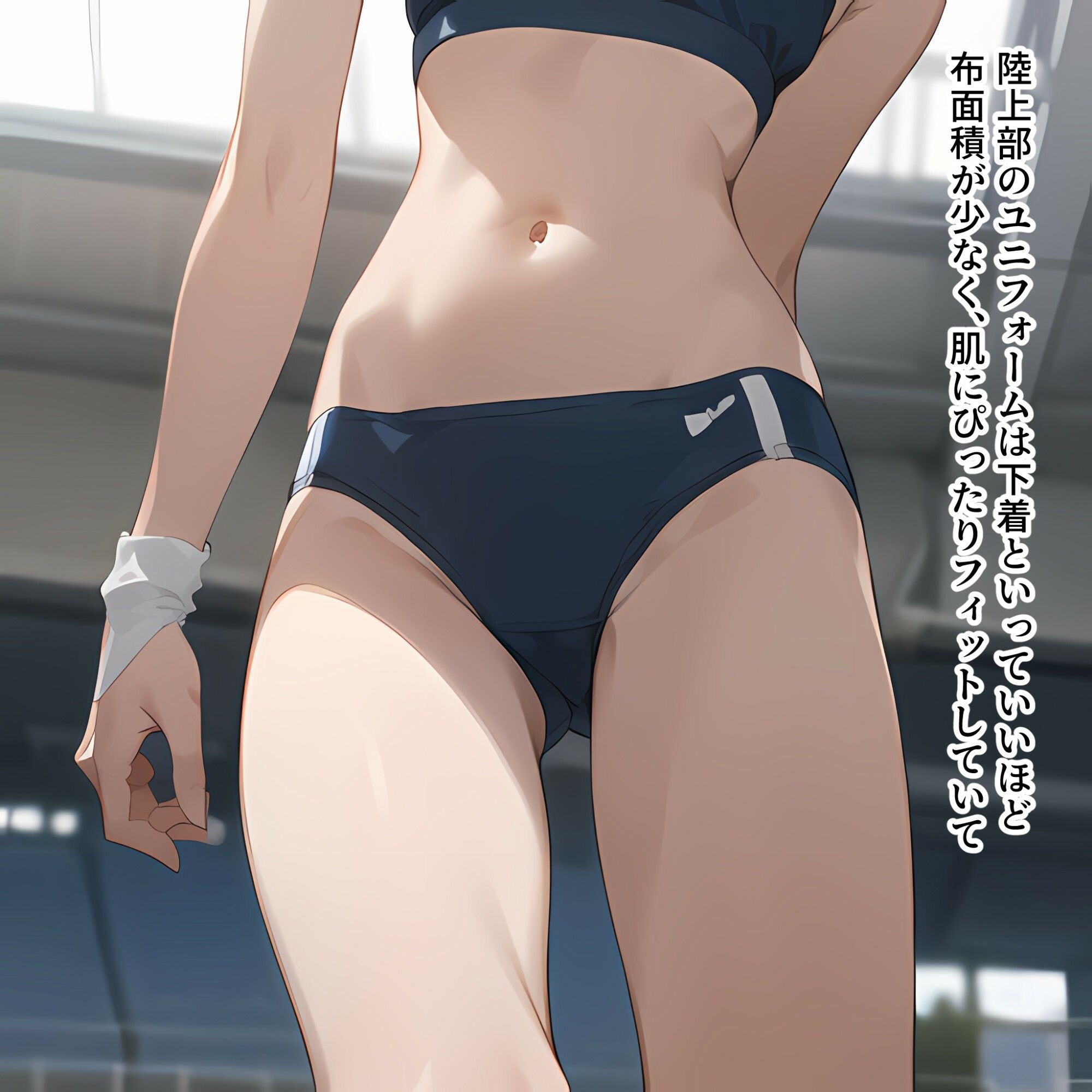 サンプル画像3:陸上部の彼女にマッサージする話(電脳戯画) [d_356380]