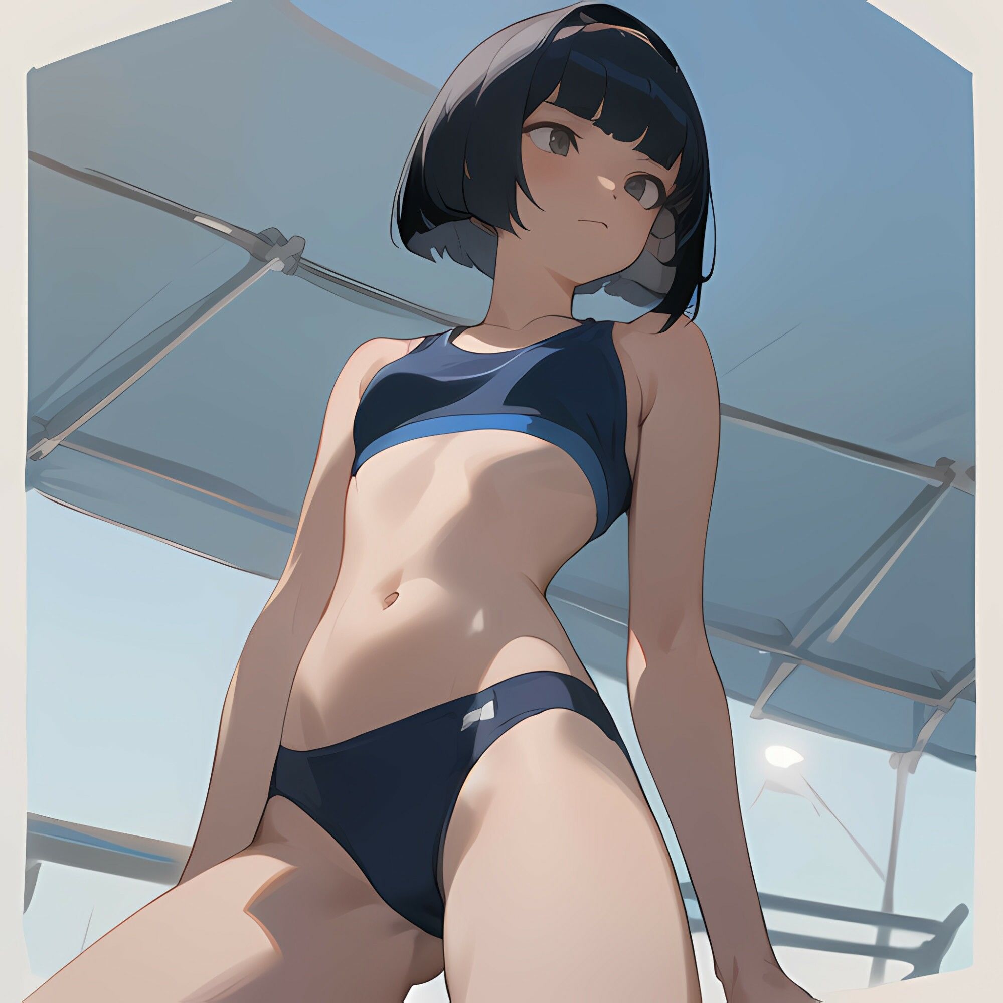 サンプル画像6:陸上部の彼女にマッサージする話(電脳戯画) [d_356380]