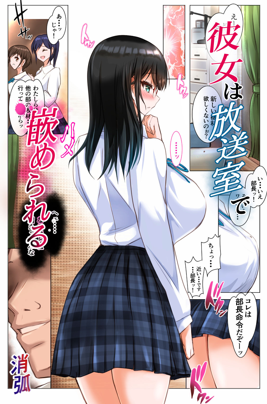 彼女は放送室で嵌められる