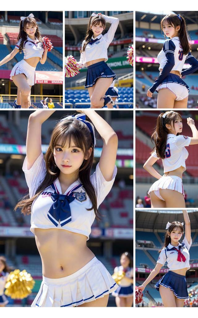 サンプル画像1:【えちかわ】チアカ？ールコレクション Vol.02:AIク？ラヒ？ア チアカ？ール写真集(桜ヶ丘女子学園) [d_361272]