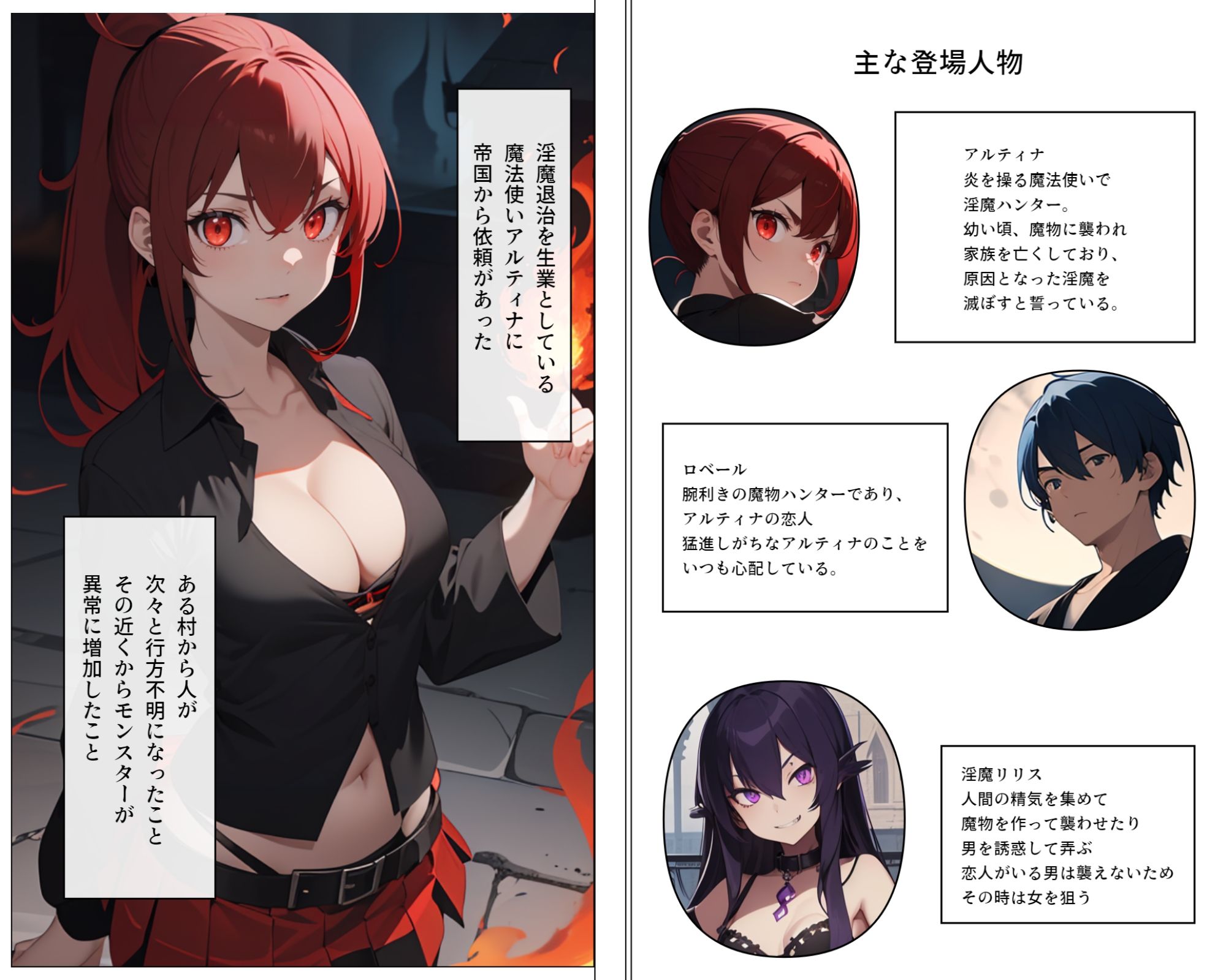 サンプル画像1:淫魔ハンターアルティナ、淫辱の罠(しゅんが) [d_361425]