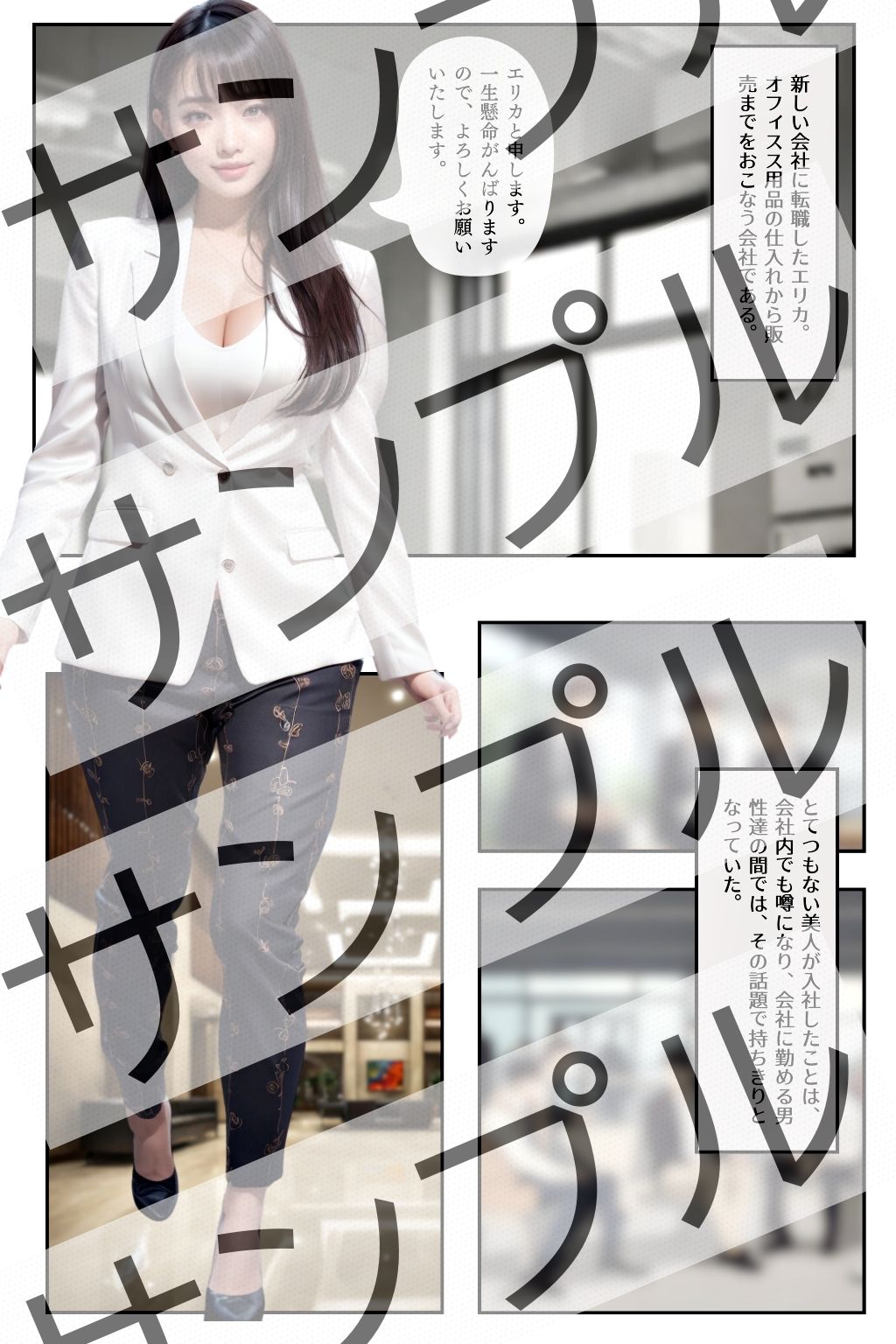 サンプル画像1:危険なOLエリカ vol.2 3人の男編（1）(あらぶるま18＋) [d_361549]