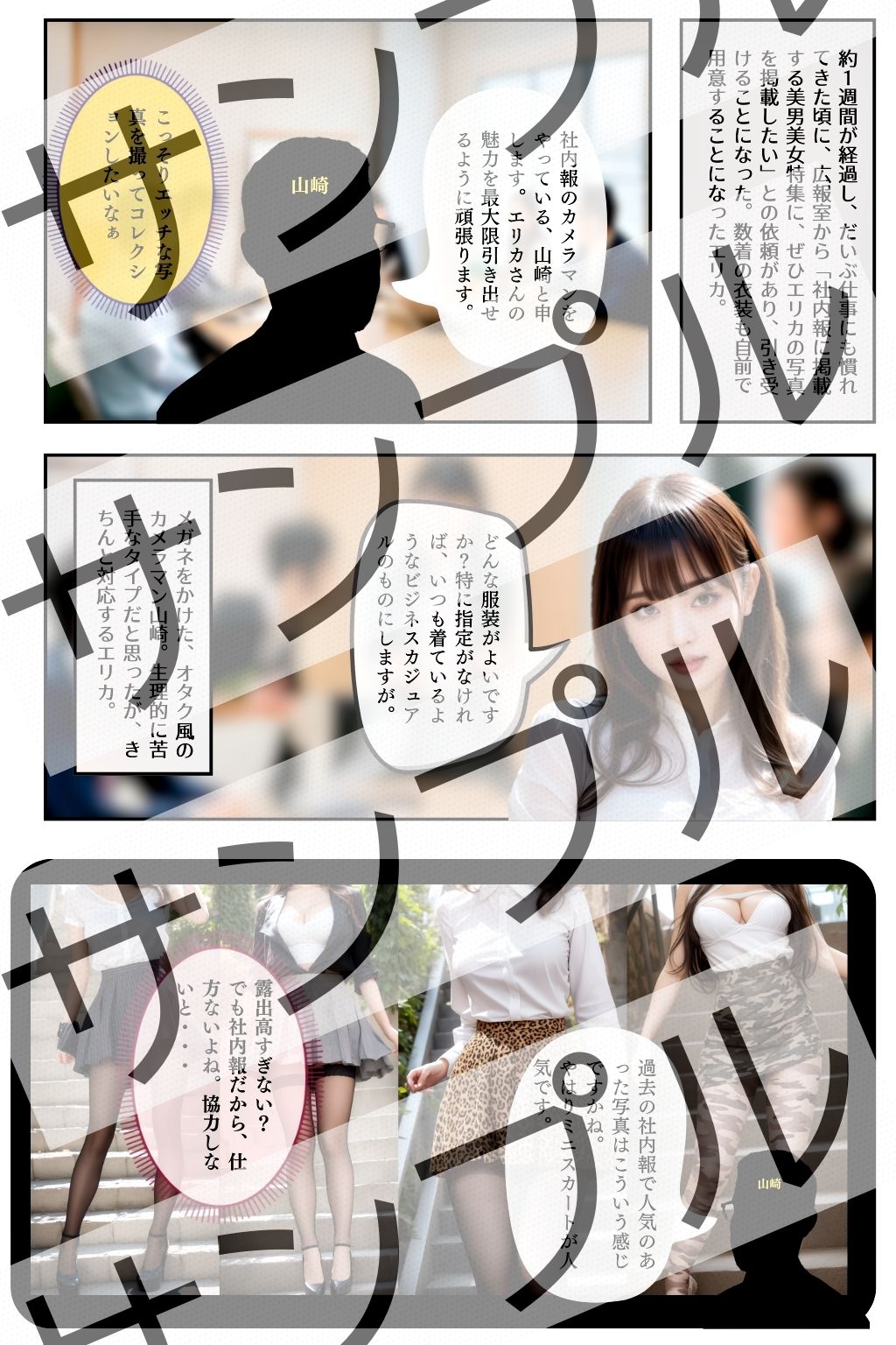 サンプル画像2:危険なOLエリカ vol.2 3人の男編（1）(あらぶるま18＋) [d_361549]