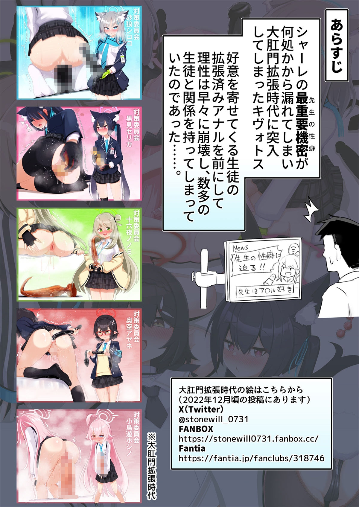 サンプル画像2:尻穴アーカイブ アビドス編(菊門座) [d_362934]