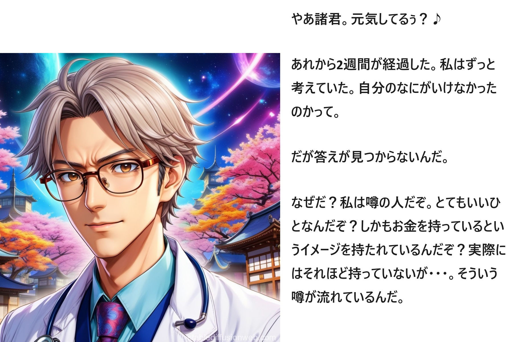 サンプル画像2:悪口を言わせることで自分を好きにさせることは可能なのだろうか？II後編(サンダー・マテリアル) [d_363067]