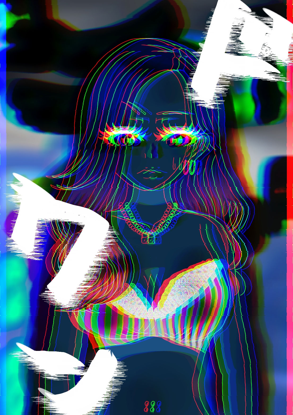 サンプル画像4:ギャル3人時間停止強●【レズ】(ファンタジスタ入れ歯) [d_363377]