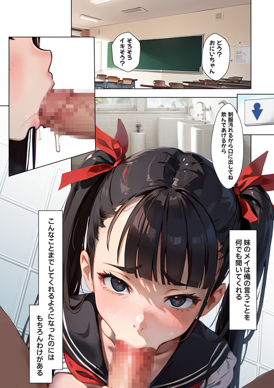 サンプル画像2:俺の部屋で一人エッチしてた妹に迫ってみたら(今日はこれでいいかな) [d_364156]