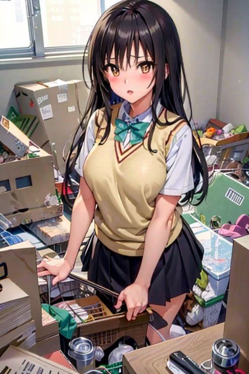 サンプル画像2:ゴミ部屋に監禁され処女と初アナルを奪われた巨乳女子〇生 ゆい(ROCKMAN) [d_365645]