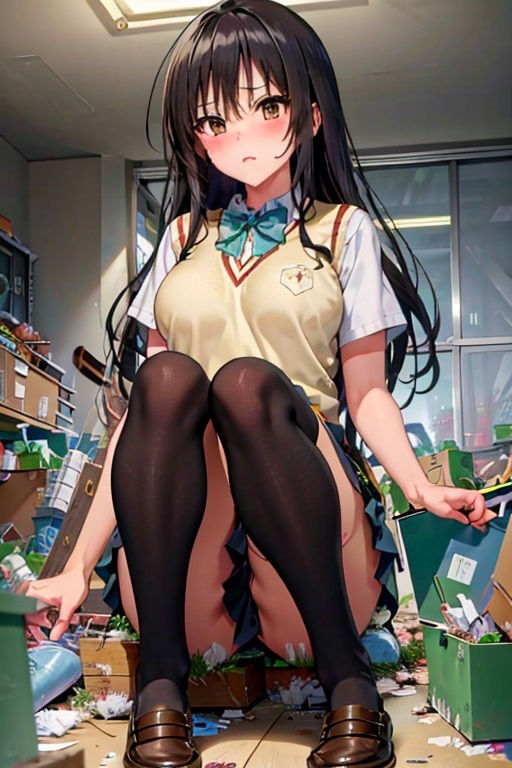 サンプル画像3:ゴミ部屋に監禁され処女と初アナルを奪われた巨乳女子〇生 ゆい(ROCKMAN) [d_365645]