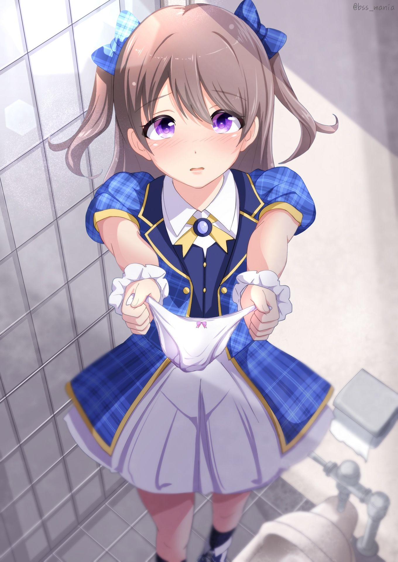 サンプル画像2:嫌がる女の子にパンツを渡してもらう(BSS 僕が先に好きだったのに… 普及委員会) [d_366037]