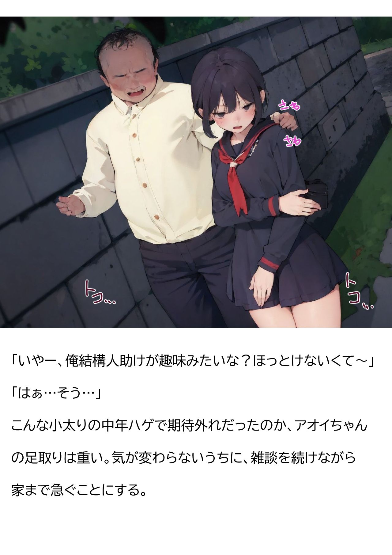 サンプル画像4:神待ちJ〇捕まえて無責任中出しして孕ませたったwww(ほっけくらぶ) [d_366313]