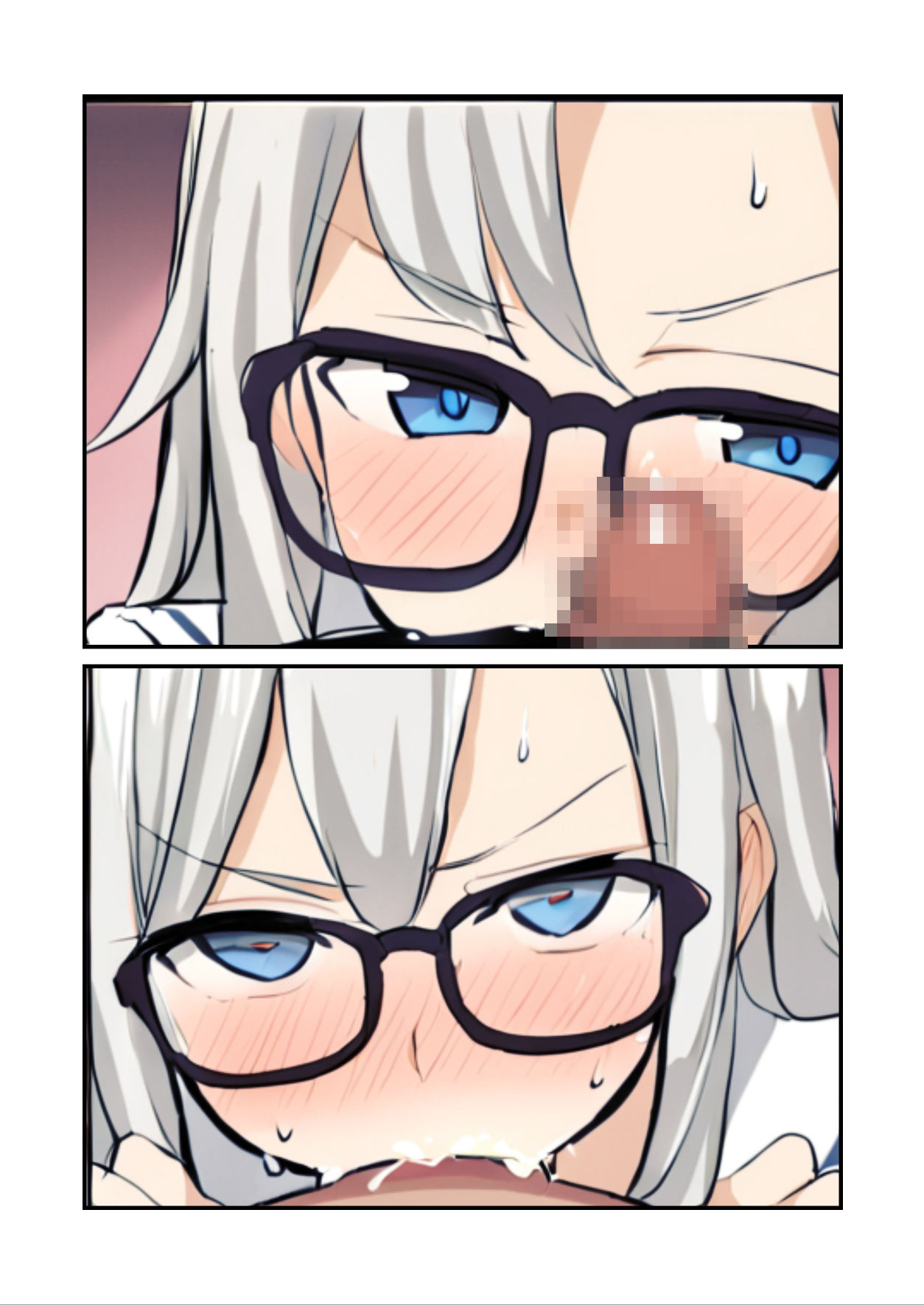 サンプル画像4:AIをつかってエロマンガ作りたい お試しにフェラ編(Alterna Kuma) [d_366577]