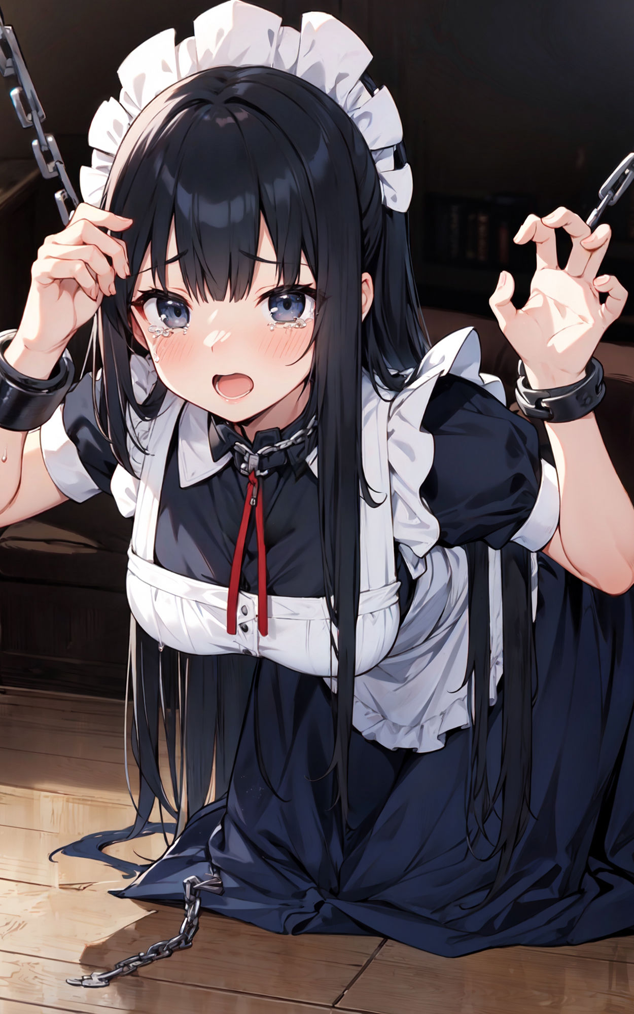 サンプル画像1:もし学園のアイドルが俺のメイドになったら WEB本編 1巻(花蜜茶) [d_368710]