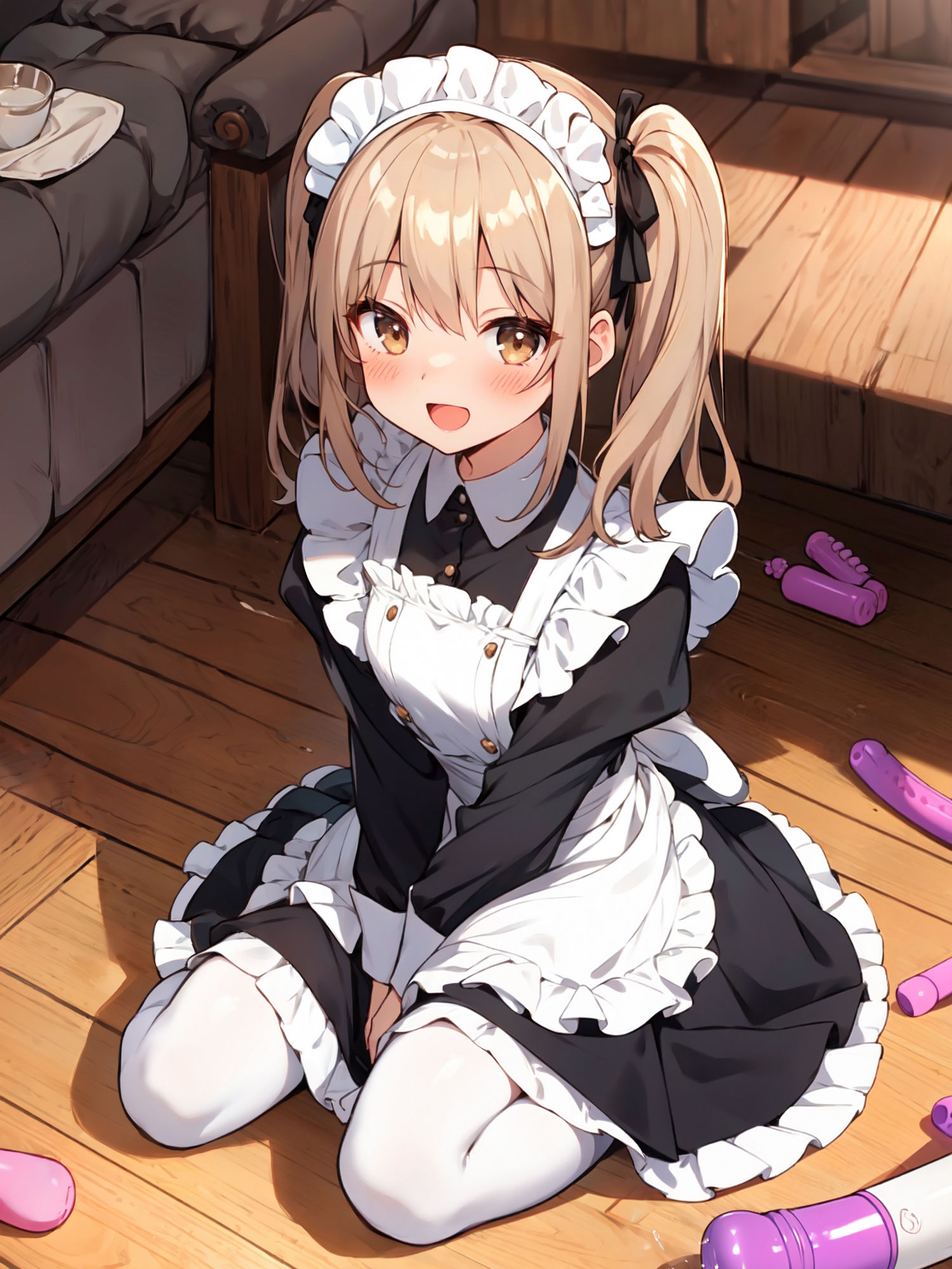 サンプル画像2:もし学園のアイドルが俺のメイドになったら WEB本編 1巻(花蜜茶) [d_368710]