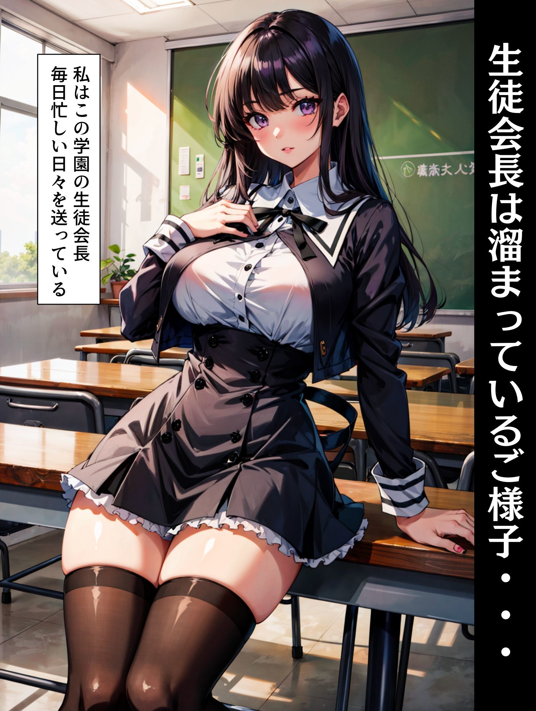 サンプル画像1:生徒会長が学校中の性処理肉便器になるまでの話(okita) [d_369571]