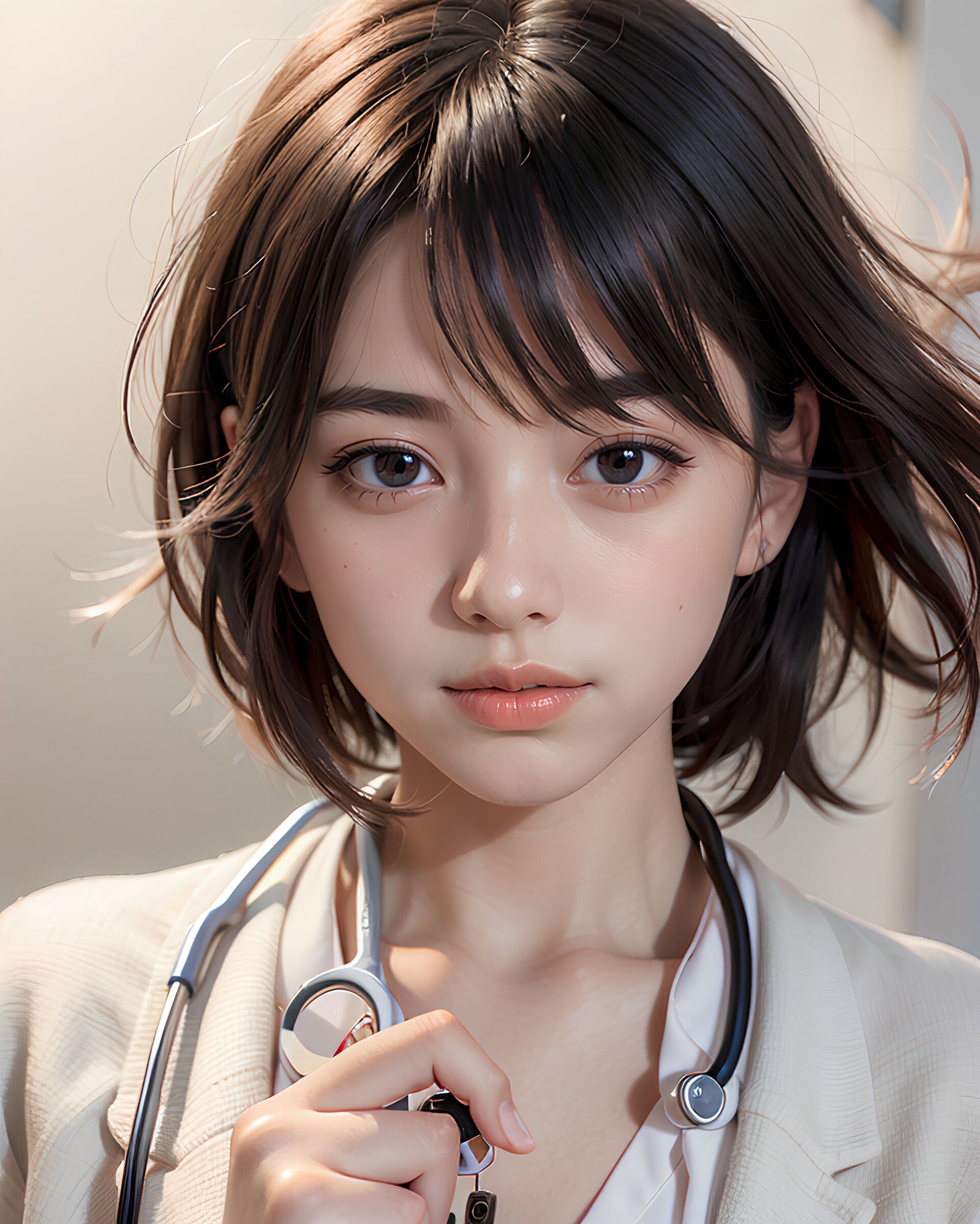 サンプル画像1:女医(AI_image) [d_370212]