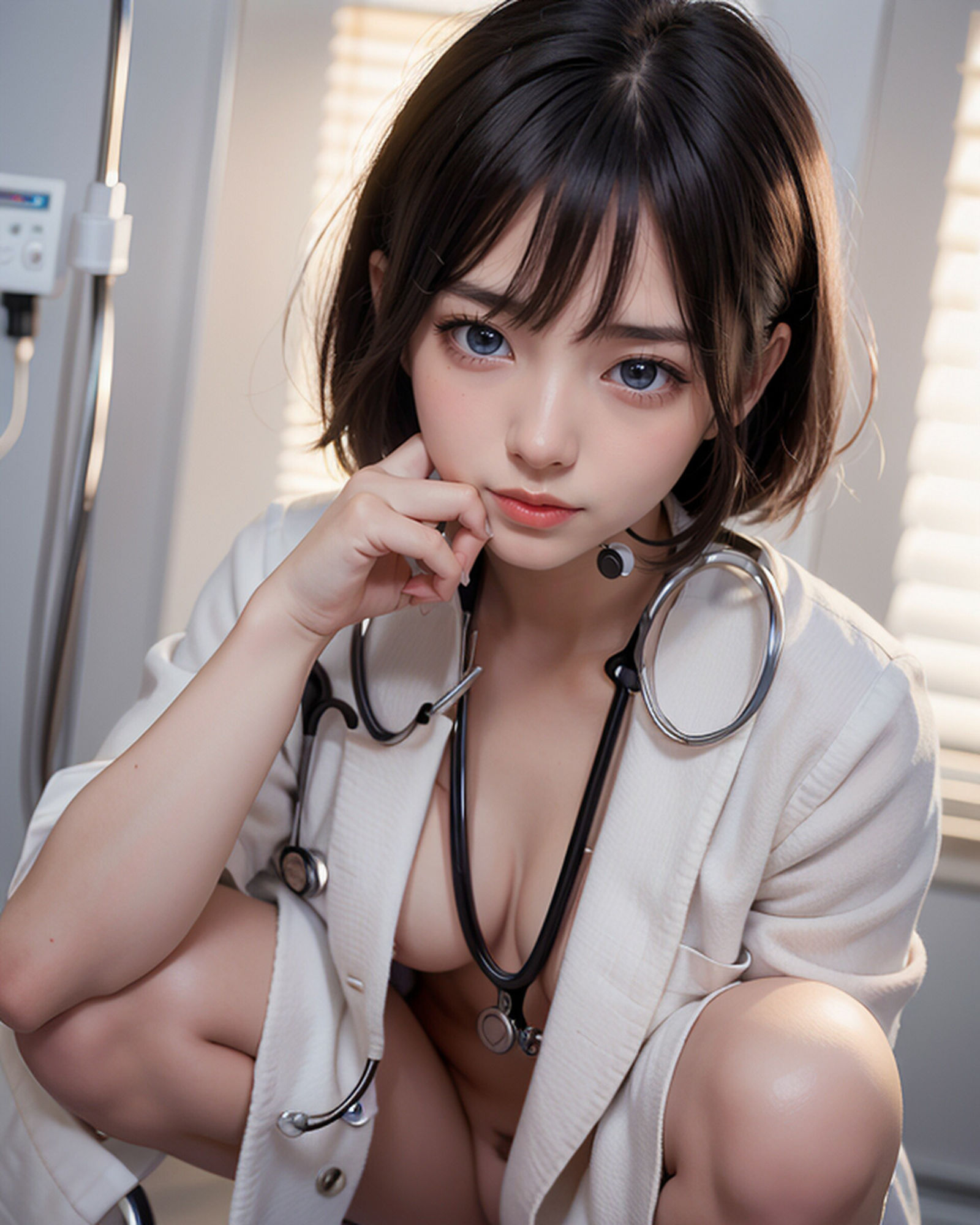 サンプル画像3:女医(AI_image) [d_370212]