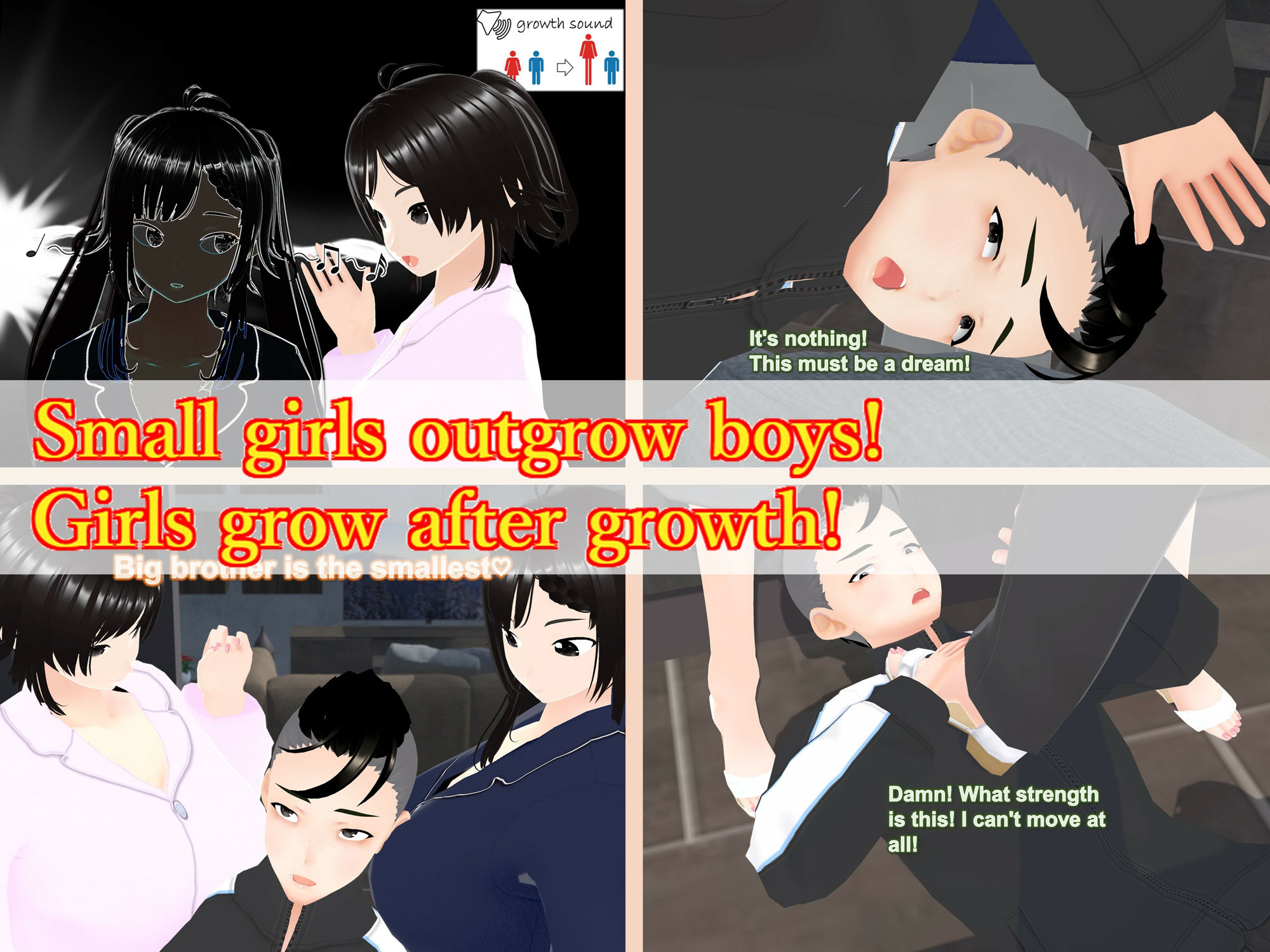 サンプル画像2:Outgrowing only girls， Overtake boys， Growth sound. Sisters’ Ascent Arc(女子成長クラブ) [d_371047]