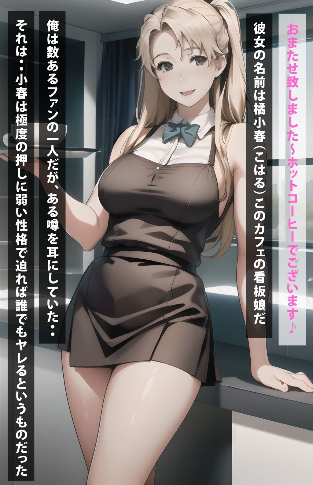 サンプル画像1:カフェで橘小春をナンパして中出し(ぶるーしゃとー) [d_371328]