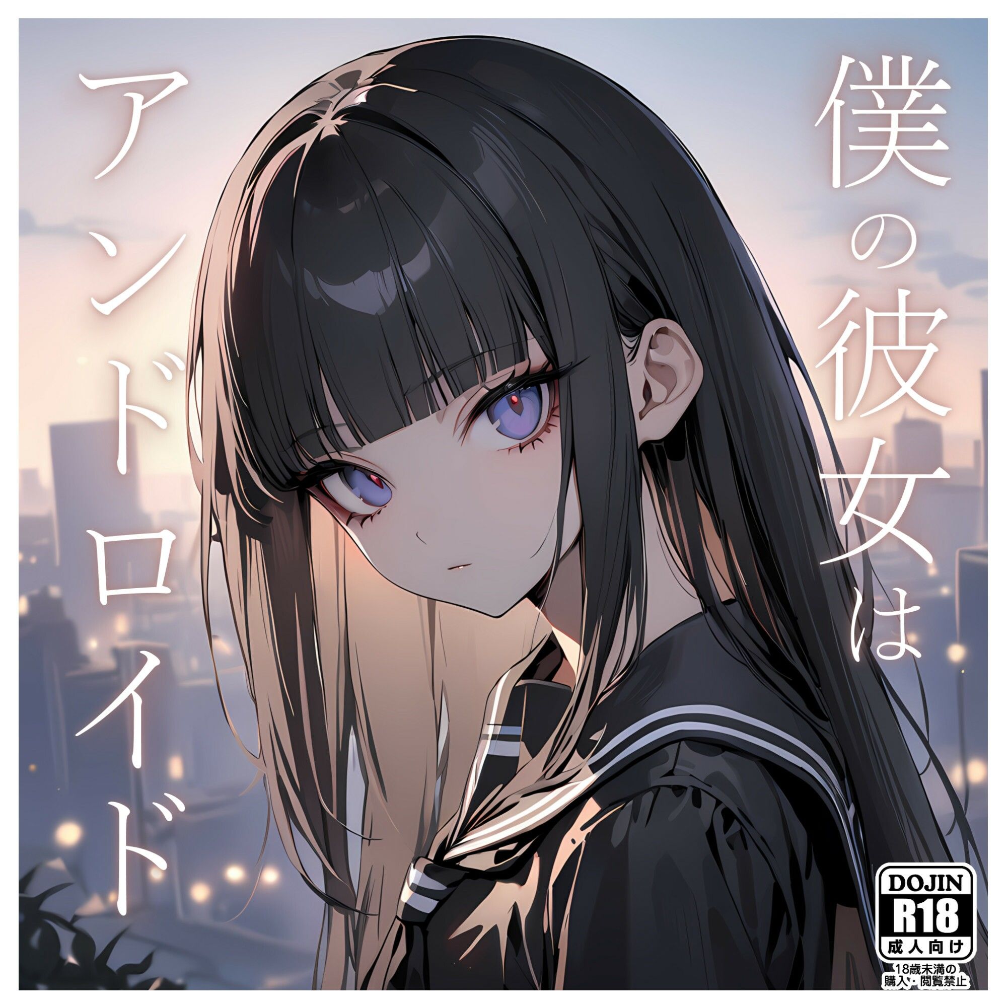 サンプル画像1:僕の彼女はアンドロイド(電脳戯画) [d_371832]