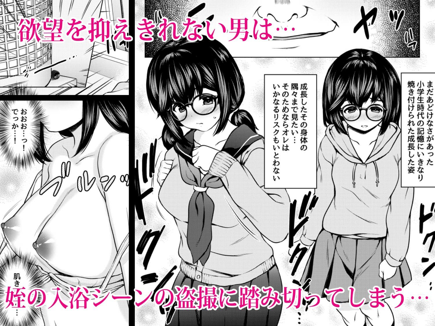 サンプル画像3:地味メガネ巨乳の姪が淫乱JKに成長して泊りに来たので媚薬を使って俺専用オナホにしたった話(ねこ缶) [d_375177]