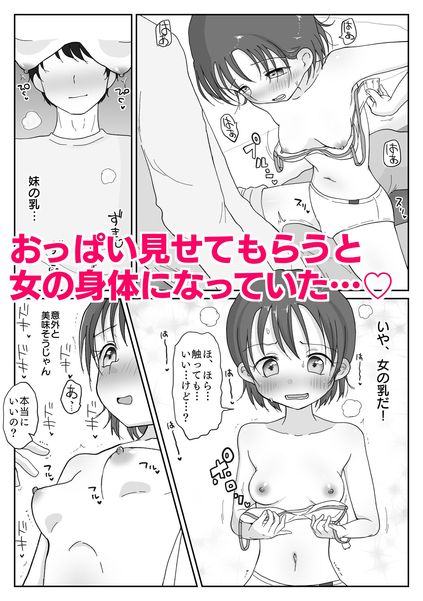 サンプル画像2:妹の発情期 〜兄である俺、性処理をせがまれて〜(わせいちご) [d_375359]