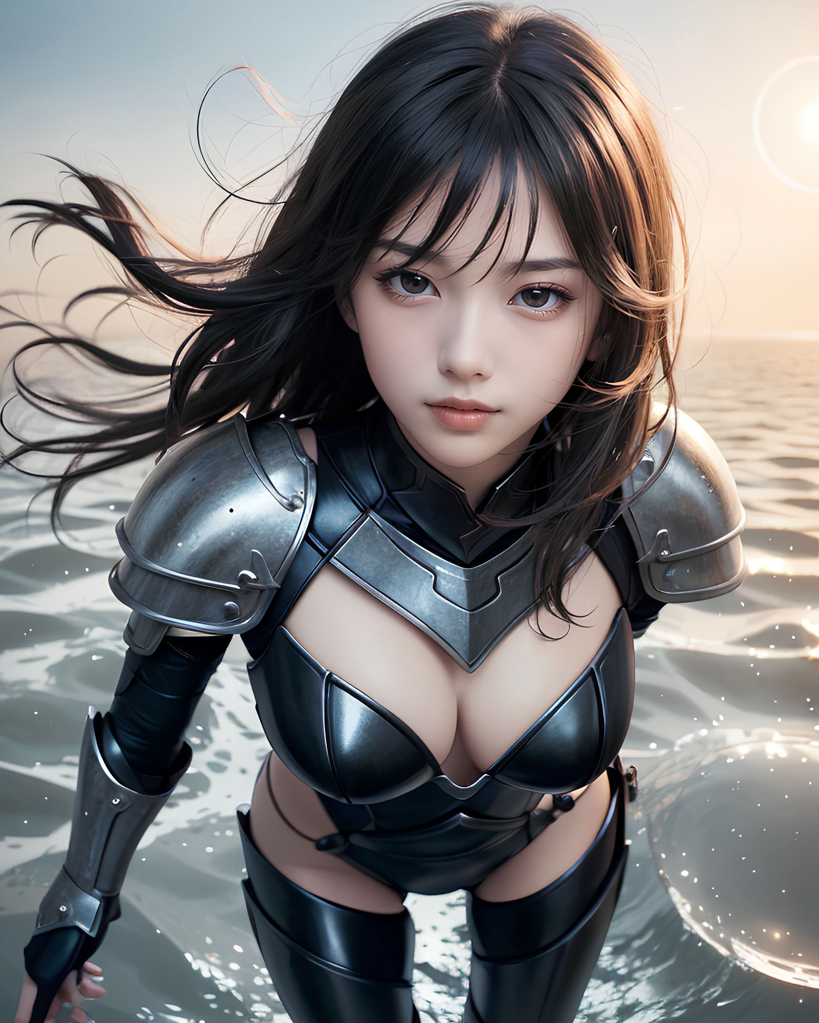 サンプル画像1:ナイトアーマー(AI_image) [d_376566]